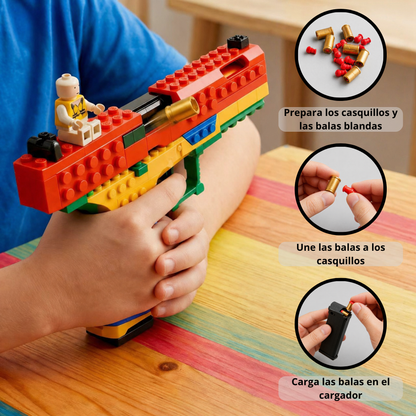 Pistola de Bloques con Cargador